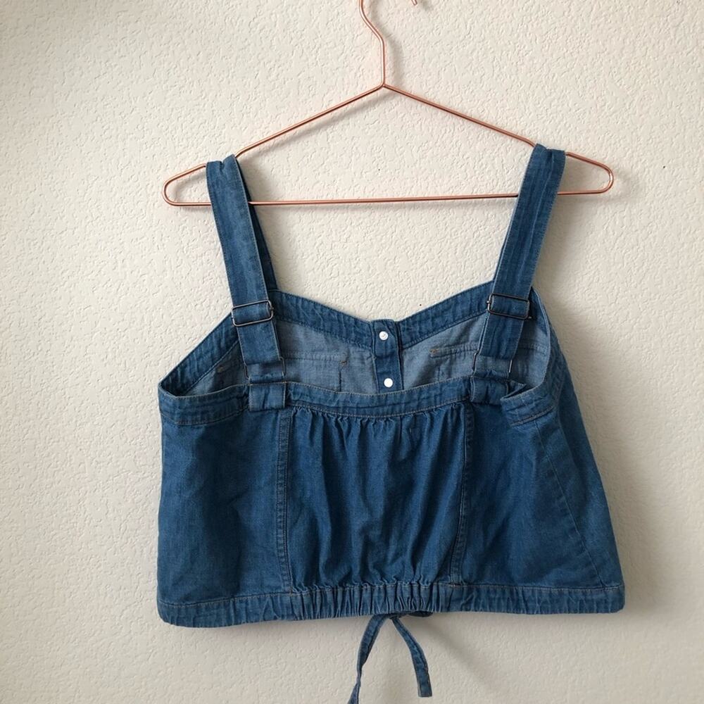 Free People We The Free Palm Desert Denim Tank Top cropped - Picture 7 of 9